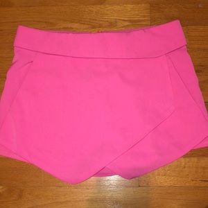 Pink envelope skirt